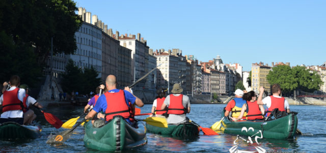 Découvrir Lyon en Canoë Kayak